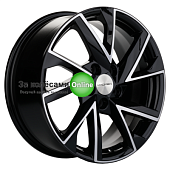 Khomen Wheels KHW1714 (DFM AX 7) 7x17/5x108 ET43 D65,1 Black-FP