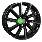 Khomen Wheels KHW1604 (Yaris) 6x16/5x100 ET45 D54,1 Black-FP
