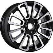 K&K Неман-Оригинал 6x15/4x98 D58.5 ET35 Черный глянцевый с полированными элементами лицевой поверхности