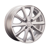 LS 741 6x15/4x100 D73.1 ET48 Глянцевый серебристый