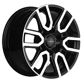 Khomen Wheels KHW1723 (Fortuner/Hilux) 8x17/6x139,7 ET30 D106,1 Black-FP