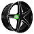 PDW 5261 9x19/5x112 ET38 D66,6 Gloss Black Machine Face ()