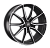 LS RC58 9x20/5x112 D66.6 ET26 Черный матовый полностью полированный