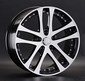 LS919 7.5x17/5x114.3 D73.1 ET35 Чёрный полностью полированный