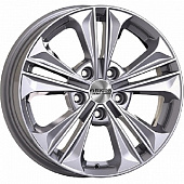 Скад KL-295 6x16/5x114.3 D67.1 ET43 Серебристый