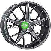 Oz Quaranta 5 8,5x19/5x112 ET44 D75 Grigio Corsa Diamond Cut