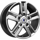 K&K Backfire 8x18/5x130 D71.6 ET50 Дарк Плати
