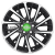 Колесный диск Khomen Wheels KHW1804 (Kuga) 7,5x18/5x108 ET52,5 D63,3 Black-FP купить в Самаре