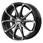 iFree Такеши 6x16/4x100 D54.1 ET45 Чёрный глянцевый с полированной лицевой частью