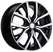 Khomen Wheels KHW1806 7x18/5x110 D63.3 ET50 Black-FP