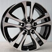 Neo 658 6.5x16/5x114.3 D67.1 ET45 Глянцевый черный с полированной лицевой частью