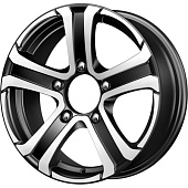 iFree ХАФПАЙП 6x16/5x139.7 D98.5 ET40 Чёрный глянцевый с полированной лицевой частью