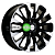 Khomen Wheels KHW2010 (Pajero IV) 8x20/6x139,7 ET38 D67,1 Black-FP
