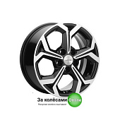 Колесный диск Khomen Wheels KHW1606 (Focus) 6,5x16/5x108 ET50 D63,3 Black-FP купить в Самаре