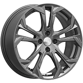 Скад Дунай 7x17/4x100 D67.1 ET37 Темно-серыйцветс перламутровыми оттенками