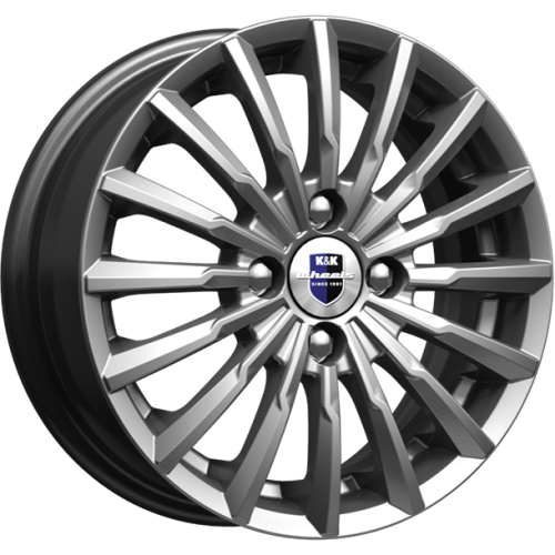 Колесный диск K&K Акцент 7x17/5x114.3 D66.1 ET45 Темно-серебристый купить в Самаре фото №1