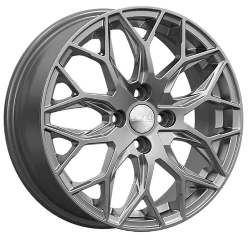 Колесный диск Скад Фабиан 6x16/4x98 D58.5 ET35 Темно-серыйцветс перламутровыми оттенками купить в Самаре фото №1