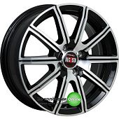Alcasta M55 6x15/4x100 D54.1 ET46 Чёрный полностью полированный