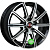 Alcasta M55 6x15/5x100 D57.1 ET38 Чёрный полностью полированный