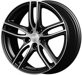 Скад Брайтон 7x17/5x108 D63.35 ET50 Чёрный глянцевый с полированной лицевой частью