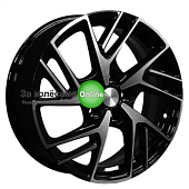 Khomen Wheels KHW1722 (Coolray) 6,5x17/5x114,3 ET45 D54,1 Black-FP