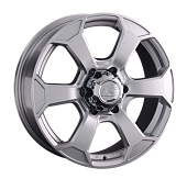 LS187 7.5x18/6x139.7 D100.1 ET36 Серебристый
