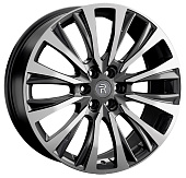 Replay TY399 7.5x19/6x139.7 D106.1 ET25 Насыщенный темно-серый полностью полированный