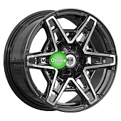 K&K Блэкберн (КС1129) 8x17/6x139,7 ET36 D67,1 Алмаз черный