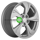 Khomen Wheels KHW1724 (Geely Atlas) 7x17/5x114,3 ET45 D60,1 F-Silver