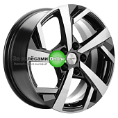 Khomen Wheels KHW1712 (DFM580) 7x17/5x110 ET45 D67,1 Black-FP