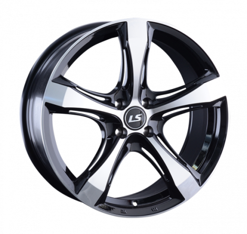 Колесный диск LS1053 7.5x17/5x114.3 D67.1 ET45 Чёрный полностью полированный купить в Самаре фото №1